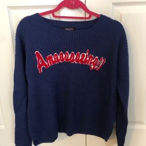 “Amazing” sweater